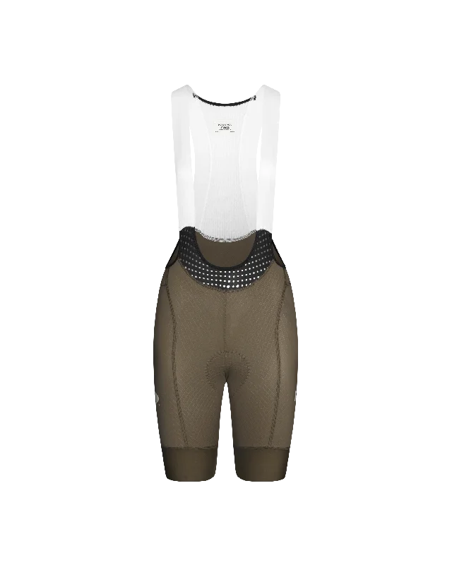 Linen Women Shorts for Breathable Comfort in Hot WeatherWomen's Oakley x Pas Normal Studios Mechanism Bib Short - Black Olive