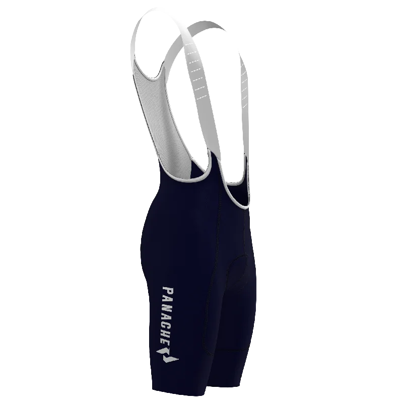 Tie - Waist Women Shorts for a Customizable FitWomen's WT 2ND SKIN Bib Short - Midnight Blue w/Panache Logo