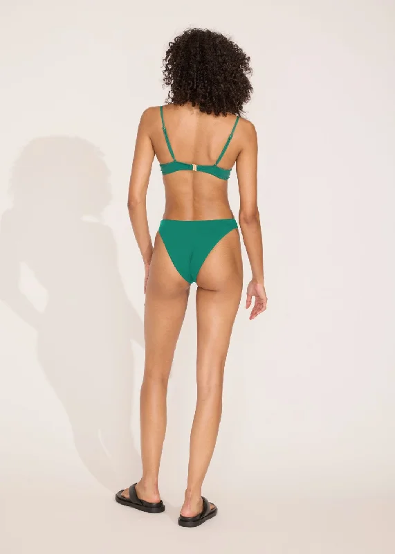 Lace - trimmed bikini for an elegant and romantic touchArlo Bikini Bottom Lush Green